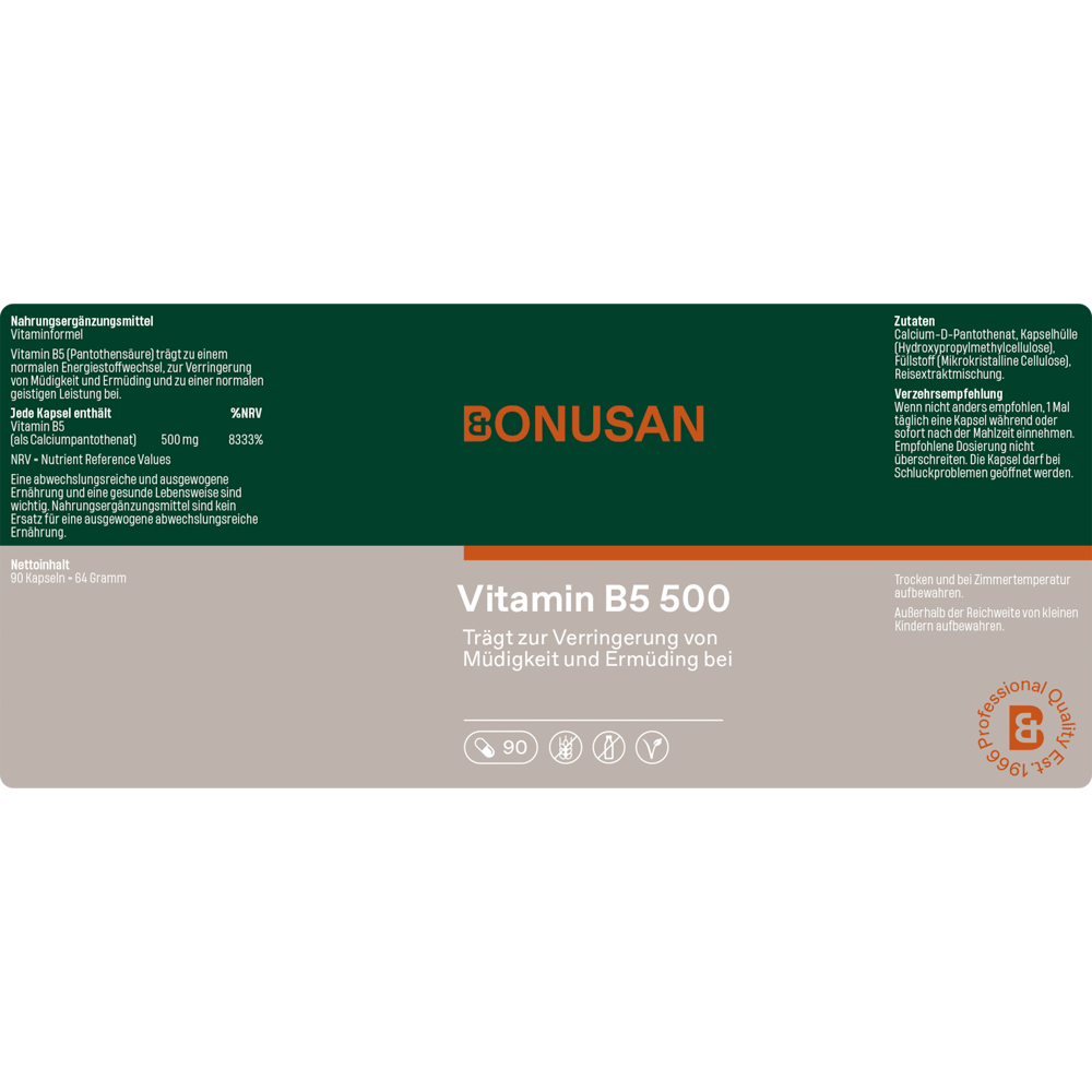 Vitamin B5 500