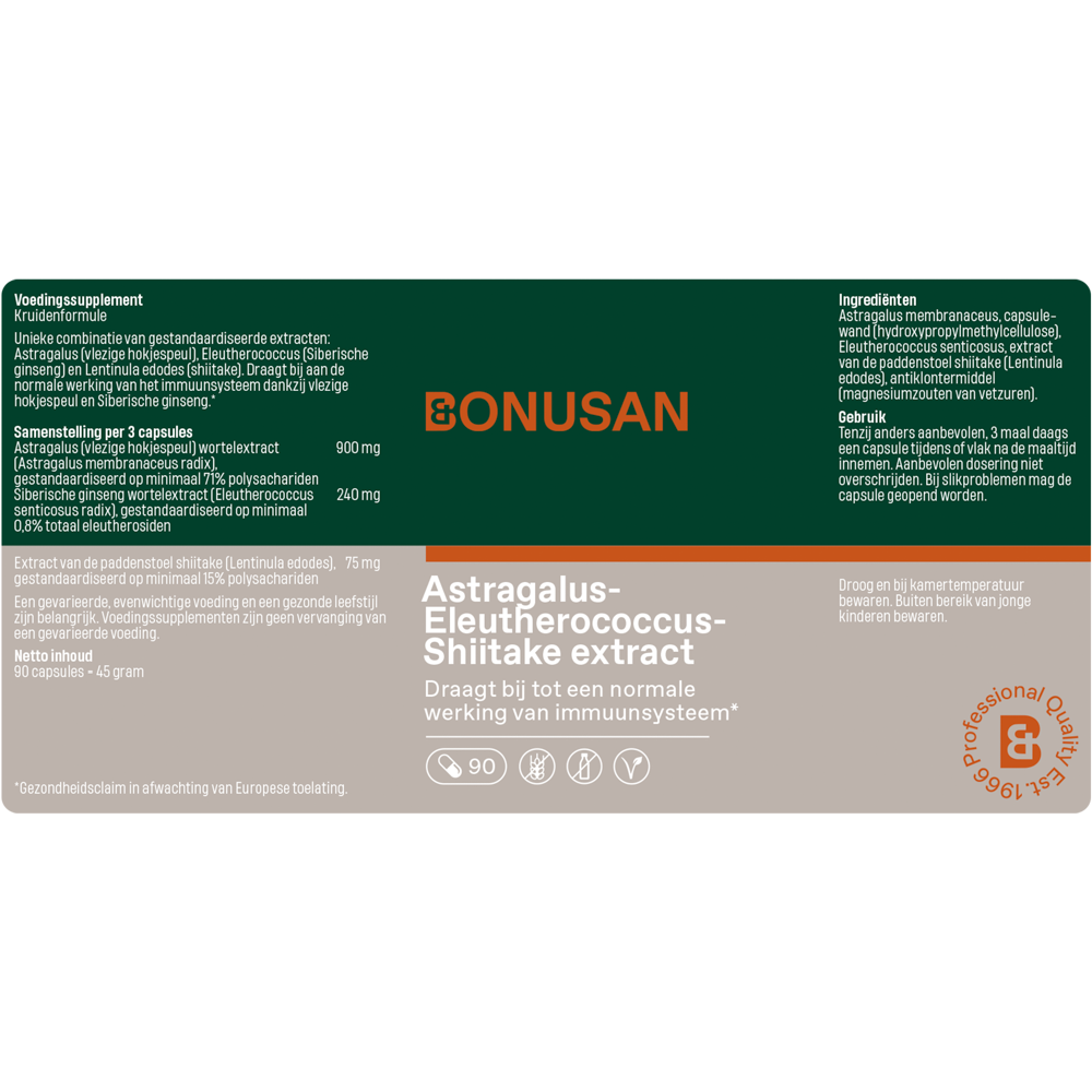 Astragalus-Eleutherococcus-Shiitake extract