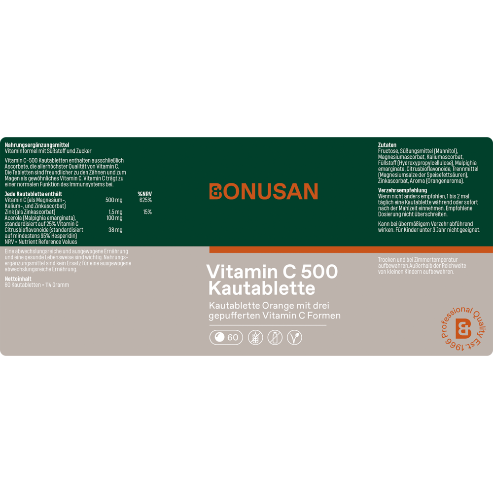 Vitamin C 500 Kautablette