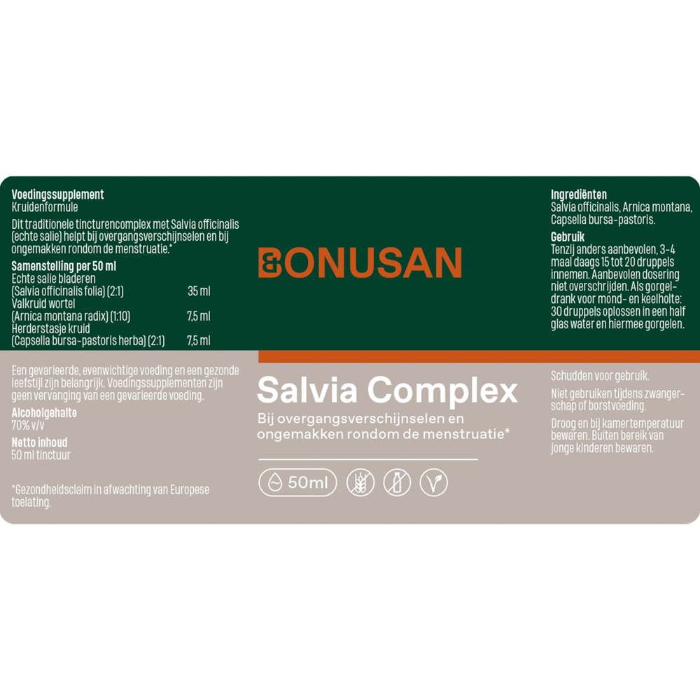 Salvia complex tinctuur
