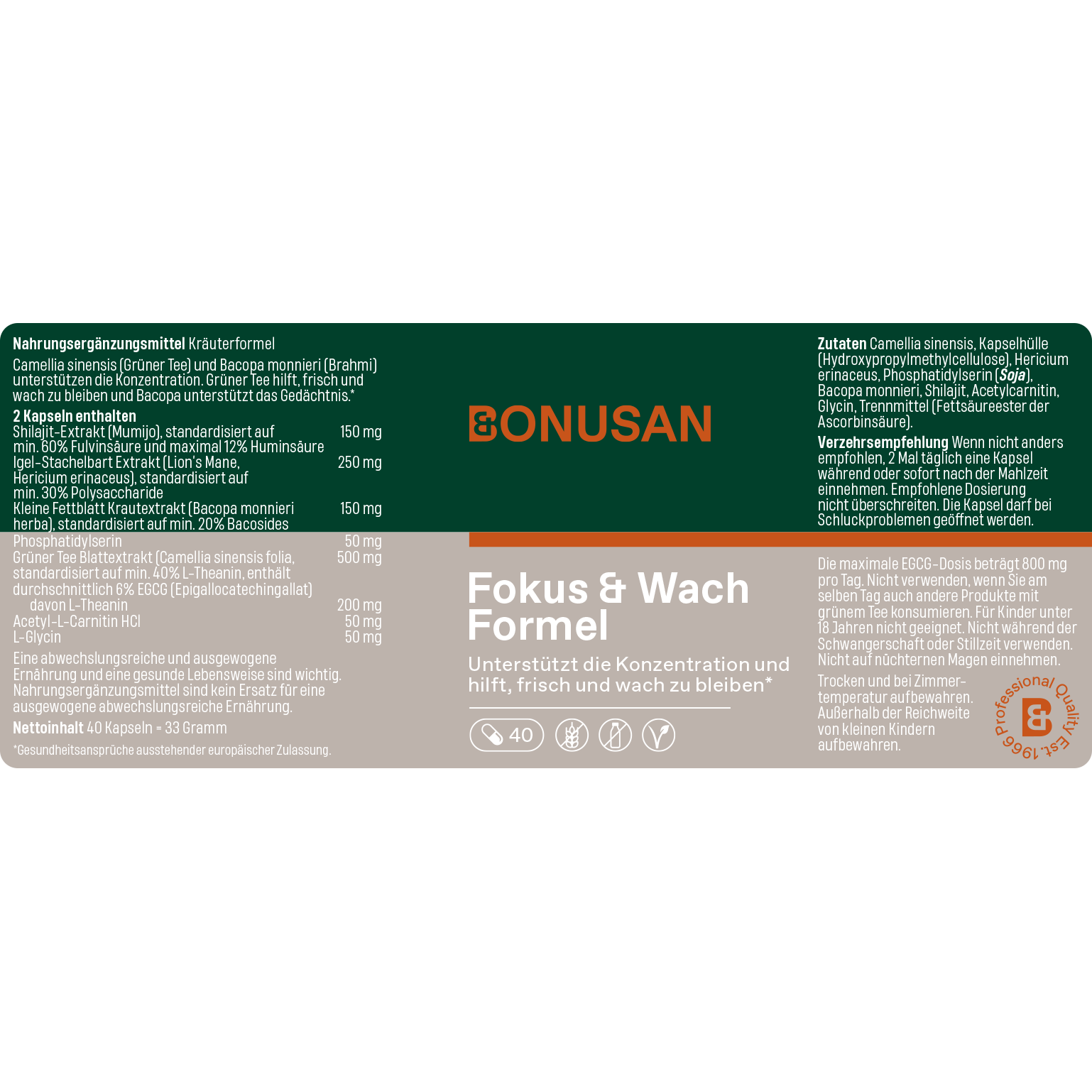 Fokus & Wach Formel