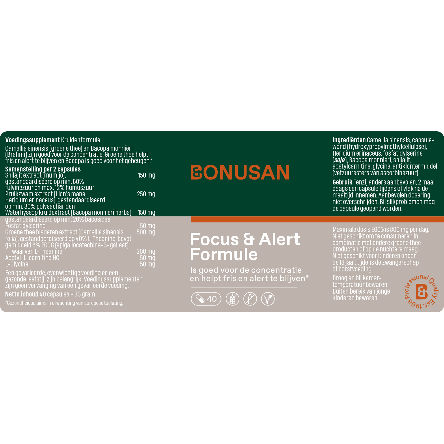 Focus & Alert Formule