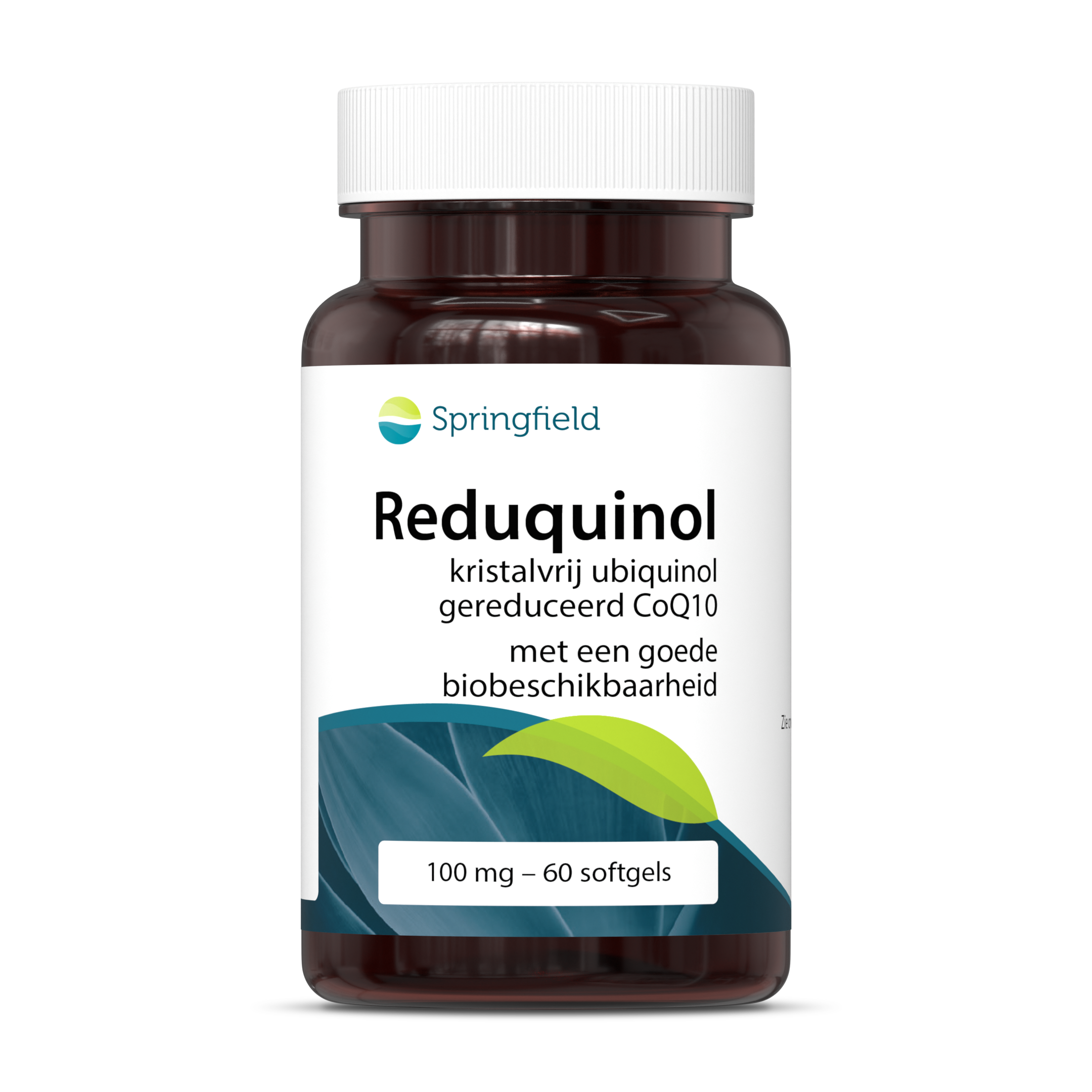 Reduquinol Q10 ubiquinol 100 mg 60 softgels in potje