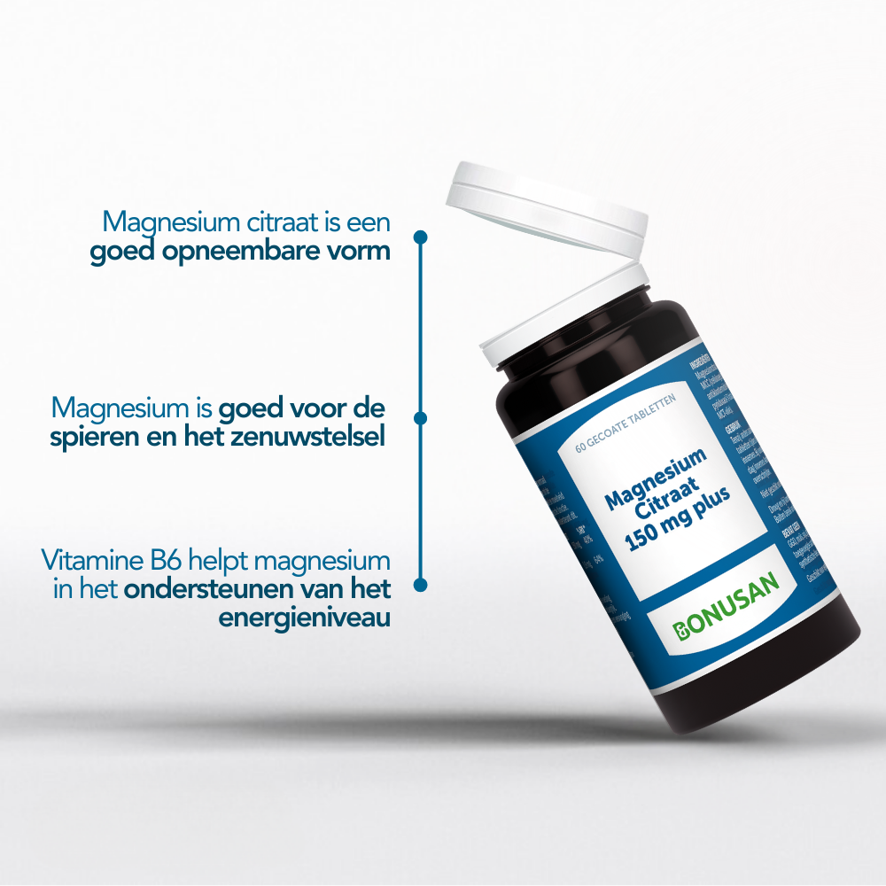 Magnesium Citraat 150 mg plus
