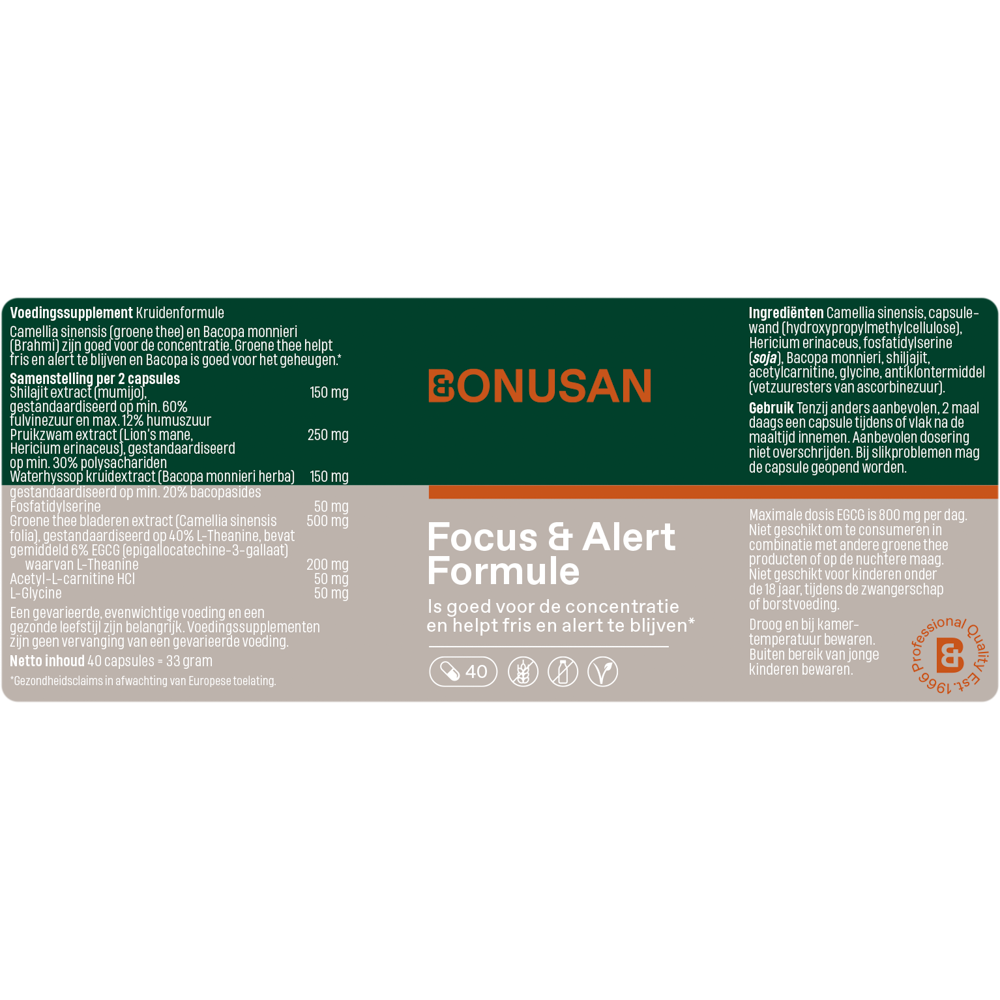 Focus & Alert Formule