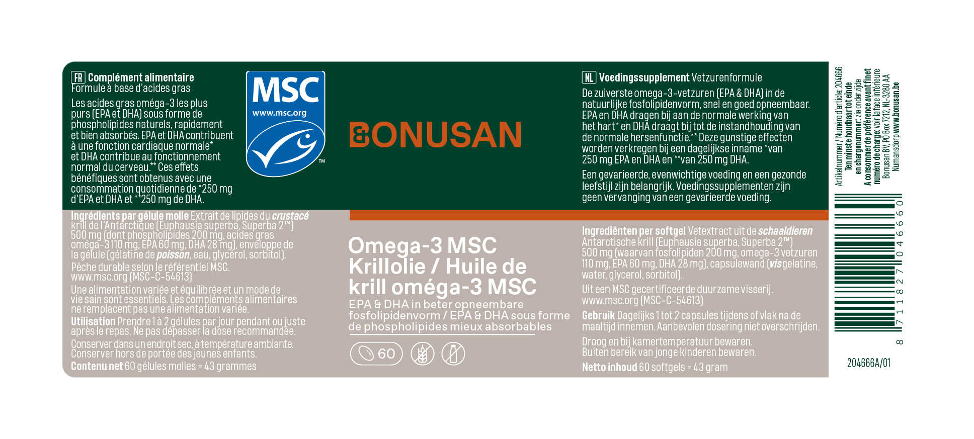 Omega-3 MSC Krillolie