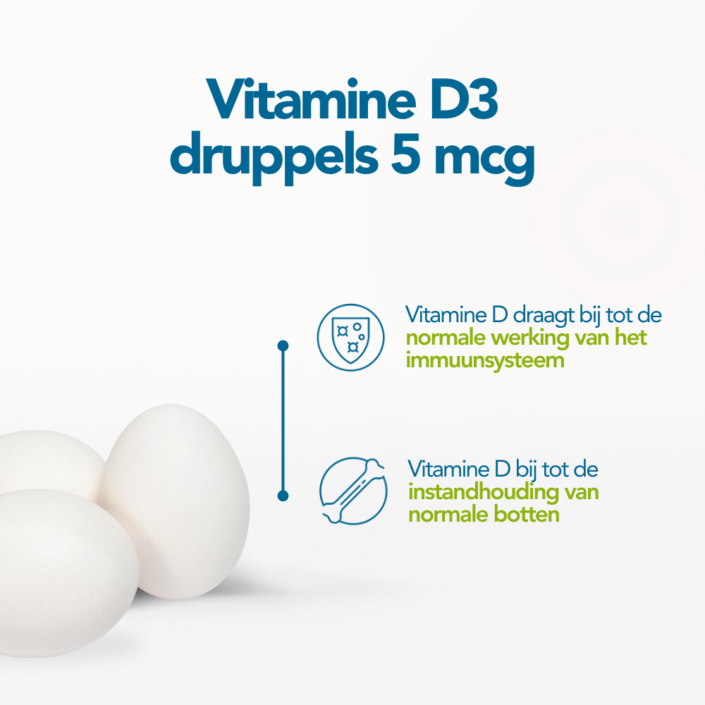 Vitamine D3 druppels 5 mcg 