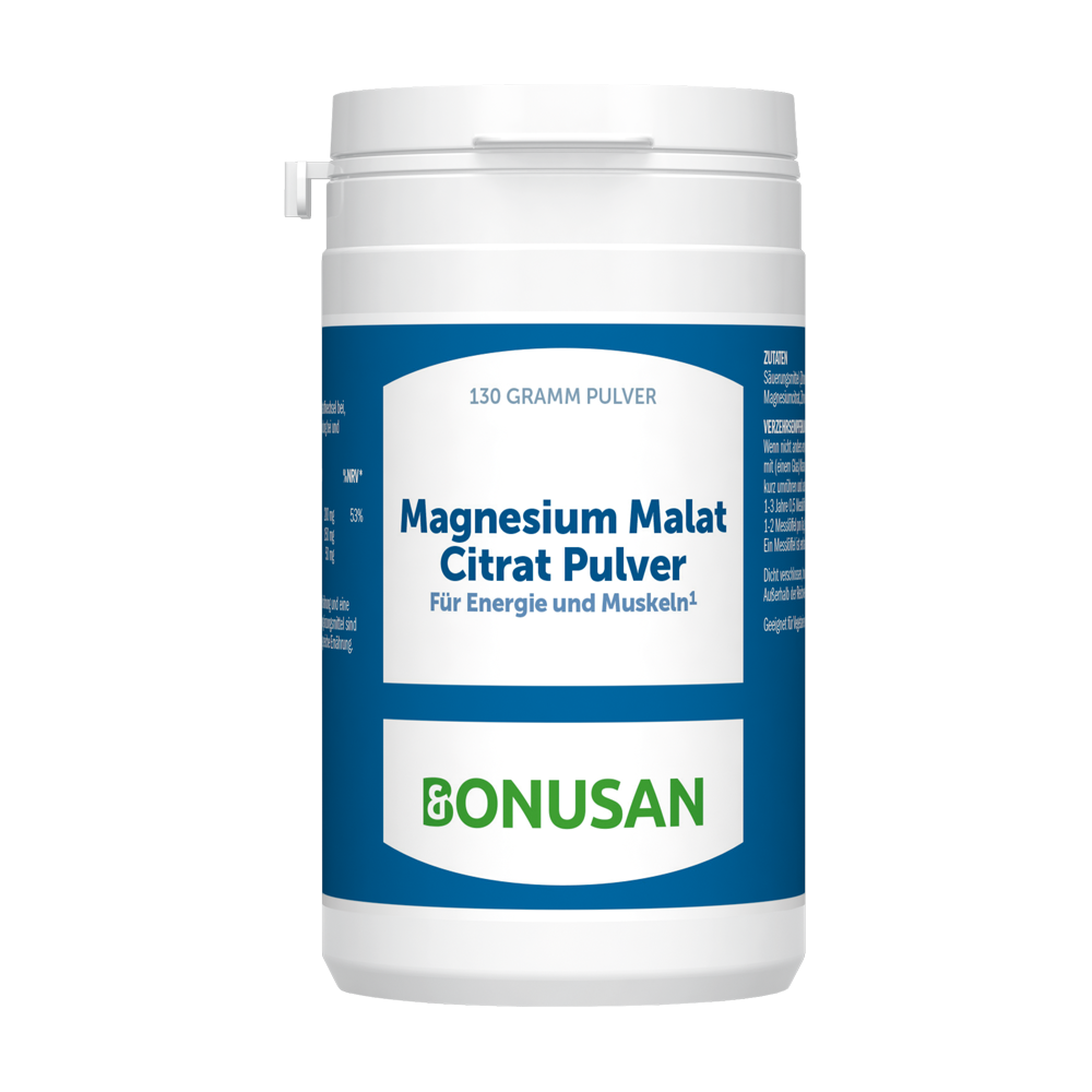 Magnesium Malat Citrat Pulver