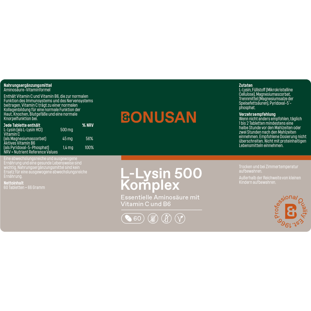 L-Lysin 500 Komplex