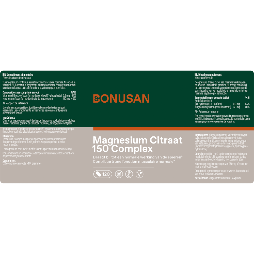 Magnesium Citraat 150 Complex
