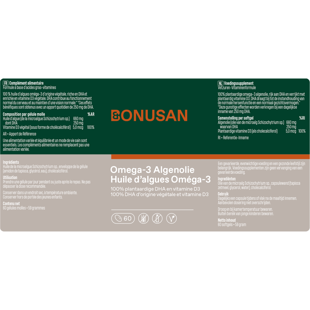 Omega-3 Algenolie