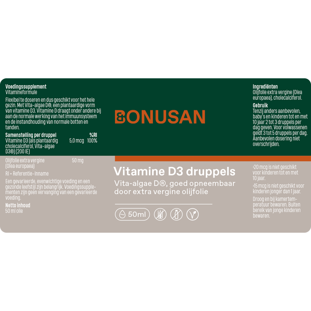 Vitamine D3 druppels