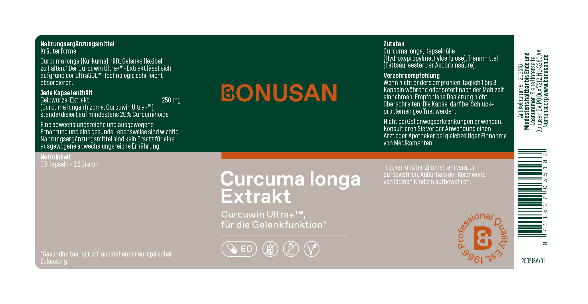 Curcuma longa Extrakt