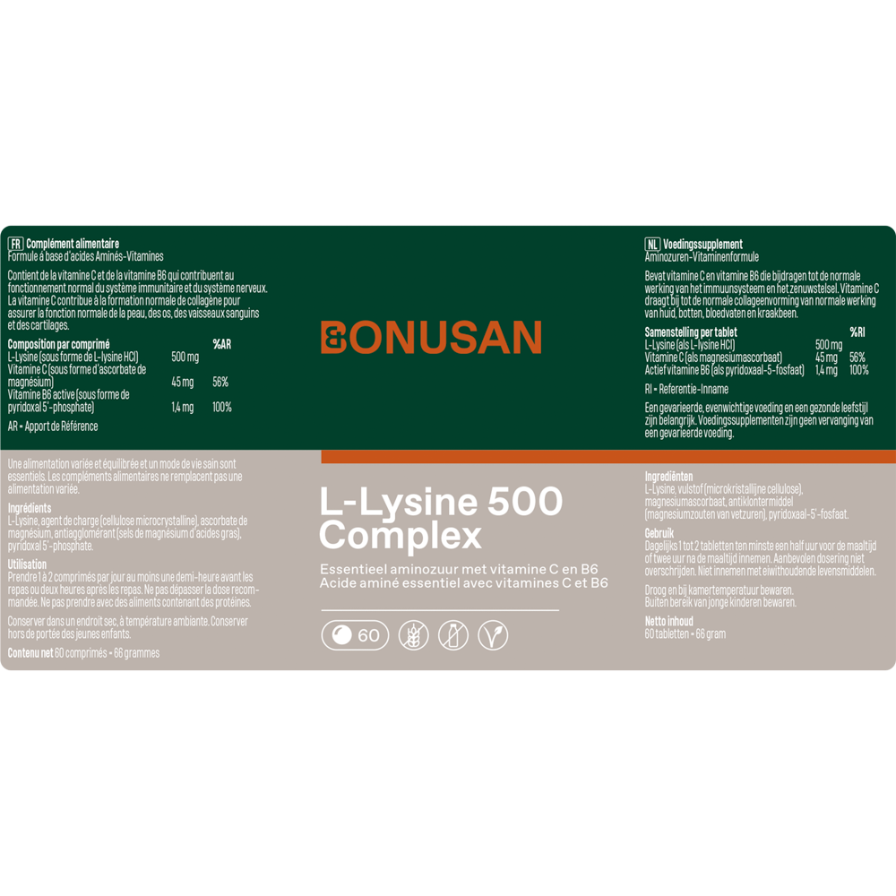 L-Lysine 500 Complex