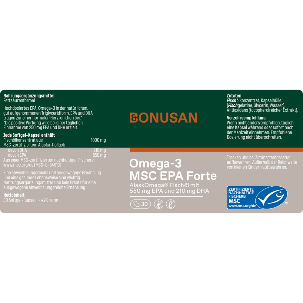 Omega-3 MSC EPA Forte