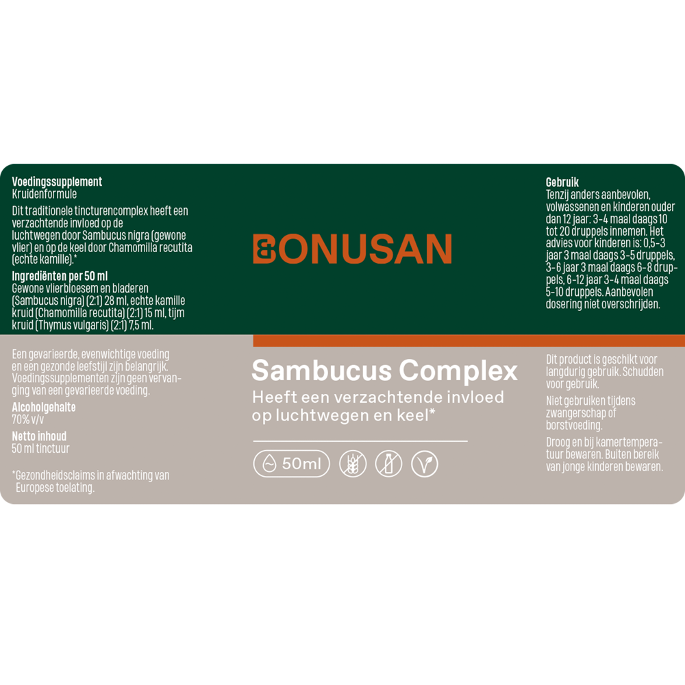 Sambucus complex tinctuur