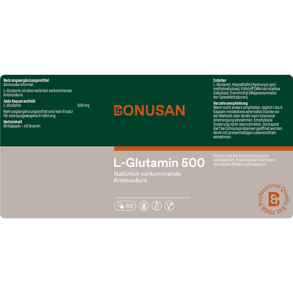 L-Glutamin 500