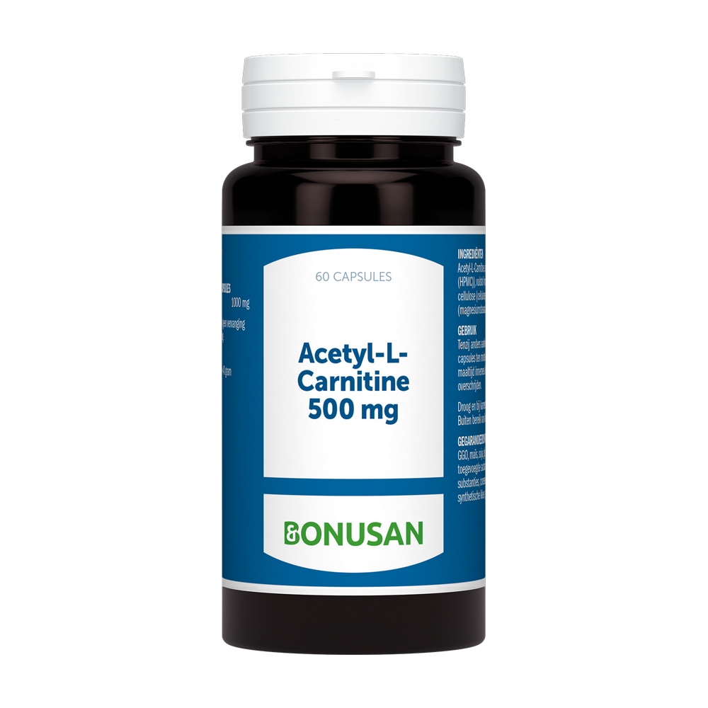AcetylLCarnitine 500 mg NL 60 stuks 0920 Bonusan
