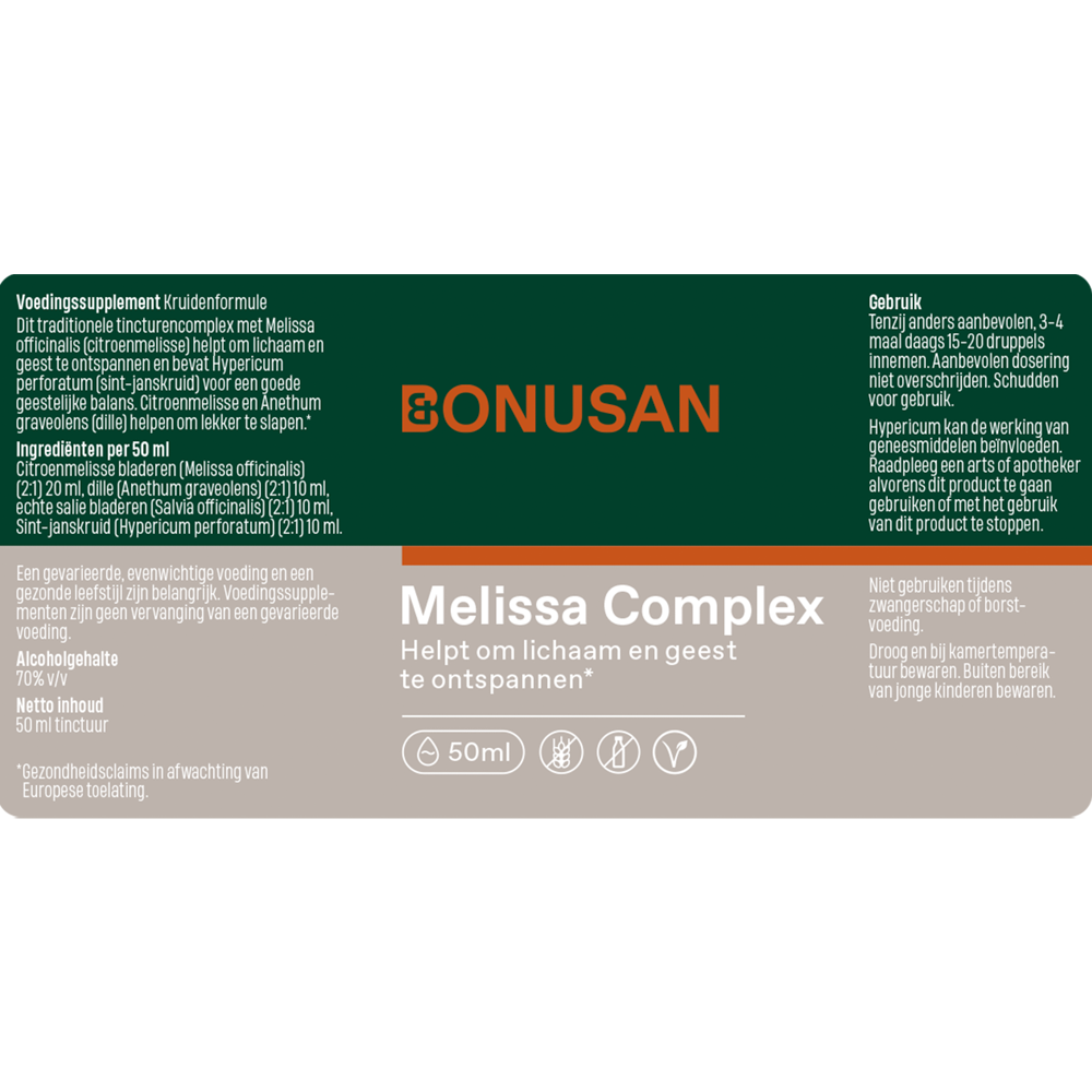 Melissa complex tinctuur