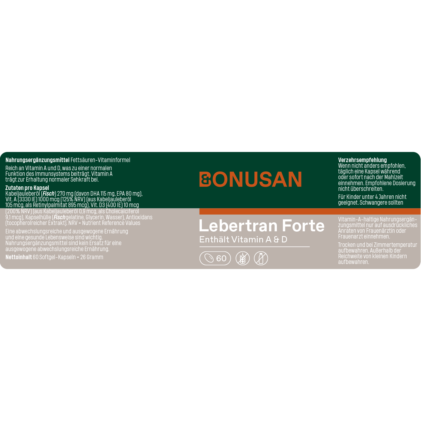 Lebertran Forte  Lebertran Forte