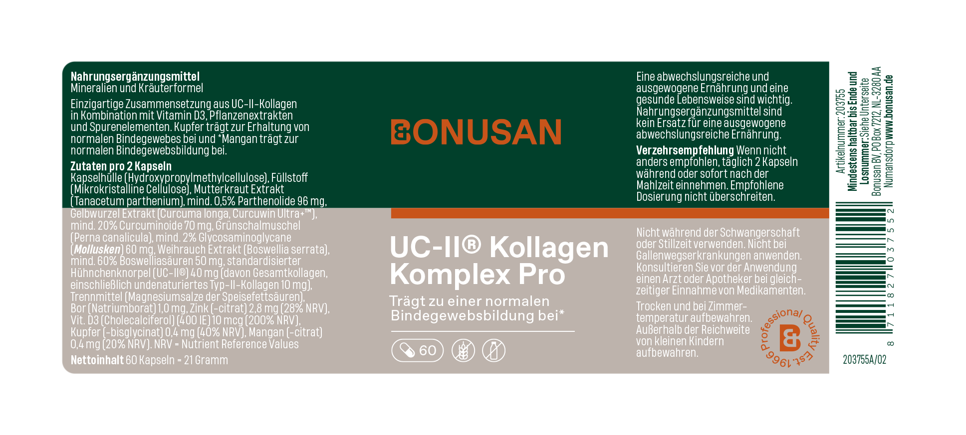 UC-II® Kollagen Komplex Pro