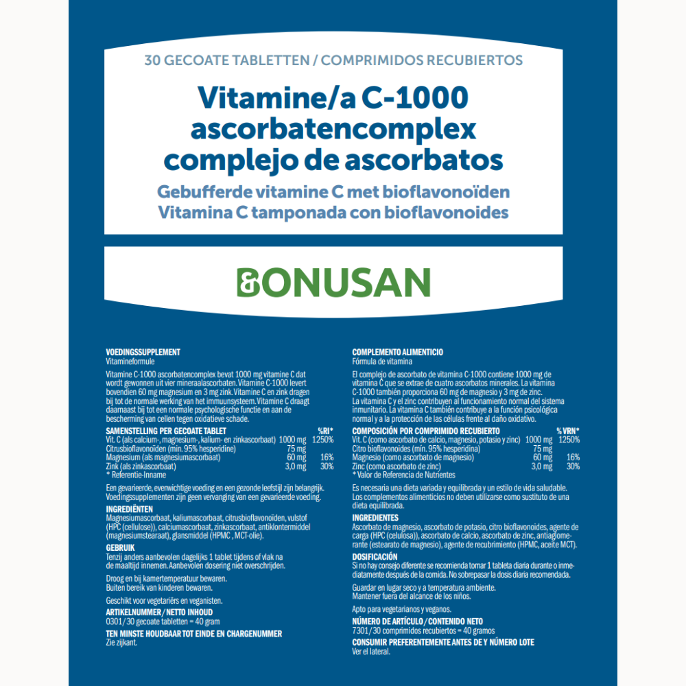 Vitamine C-1000 ascorbatencomplex