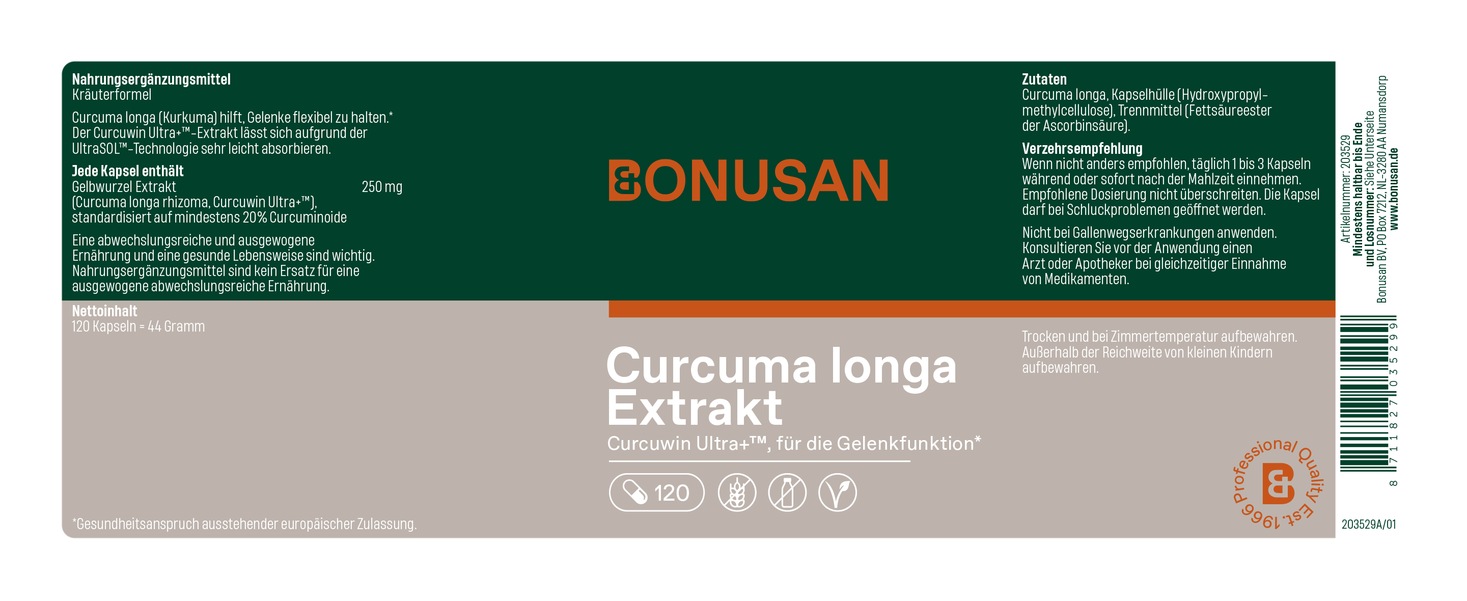Curcuma longa Extrakt