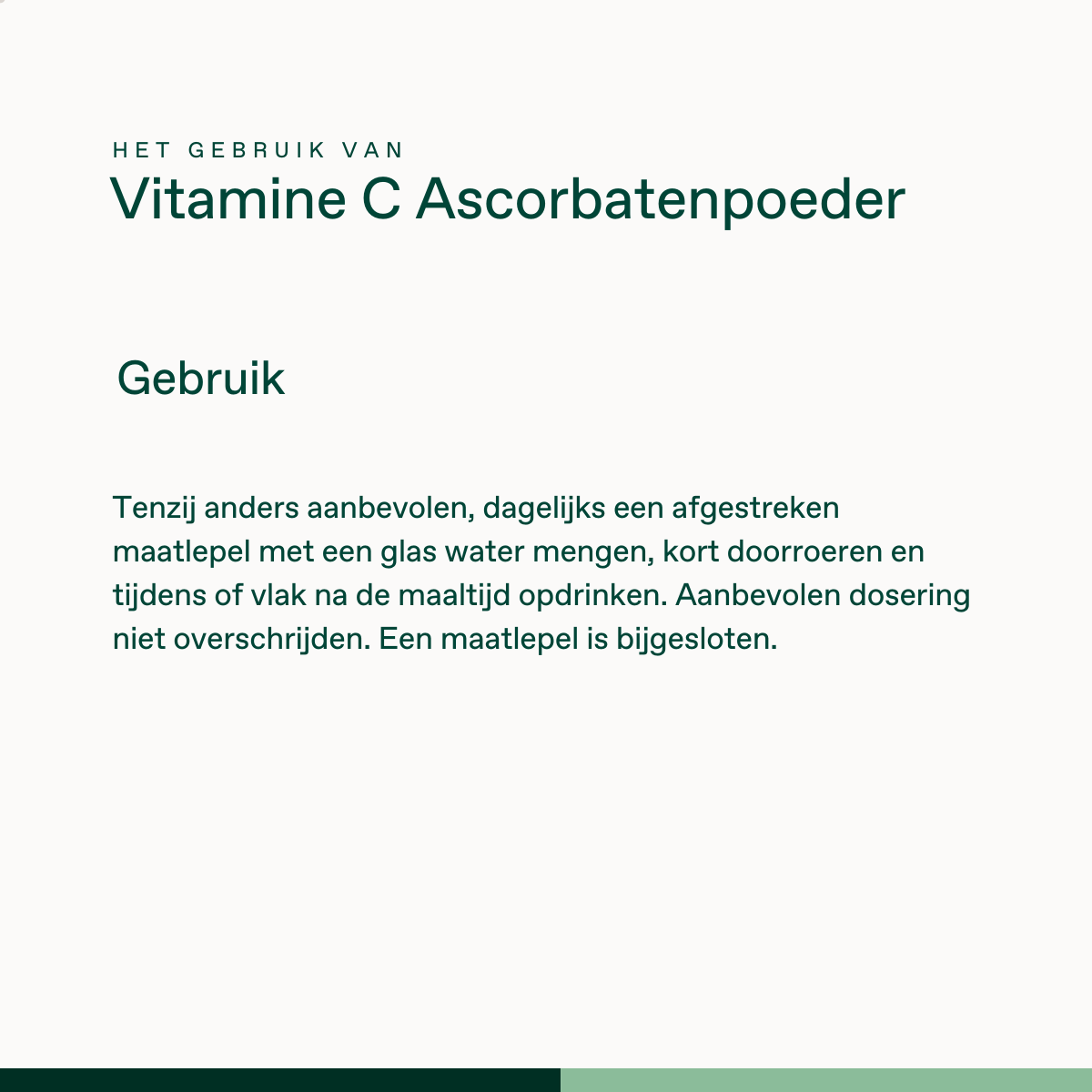 Vitamine C Ascorbatenpoeder