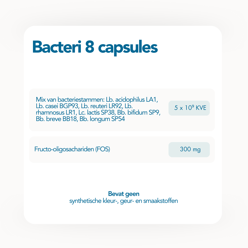 Bacteri 8 capsules 
