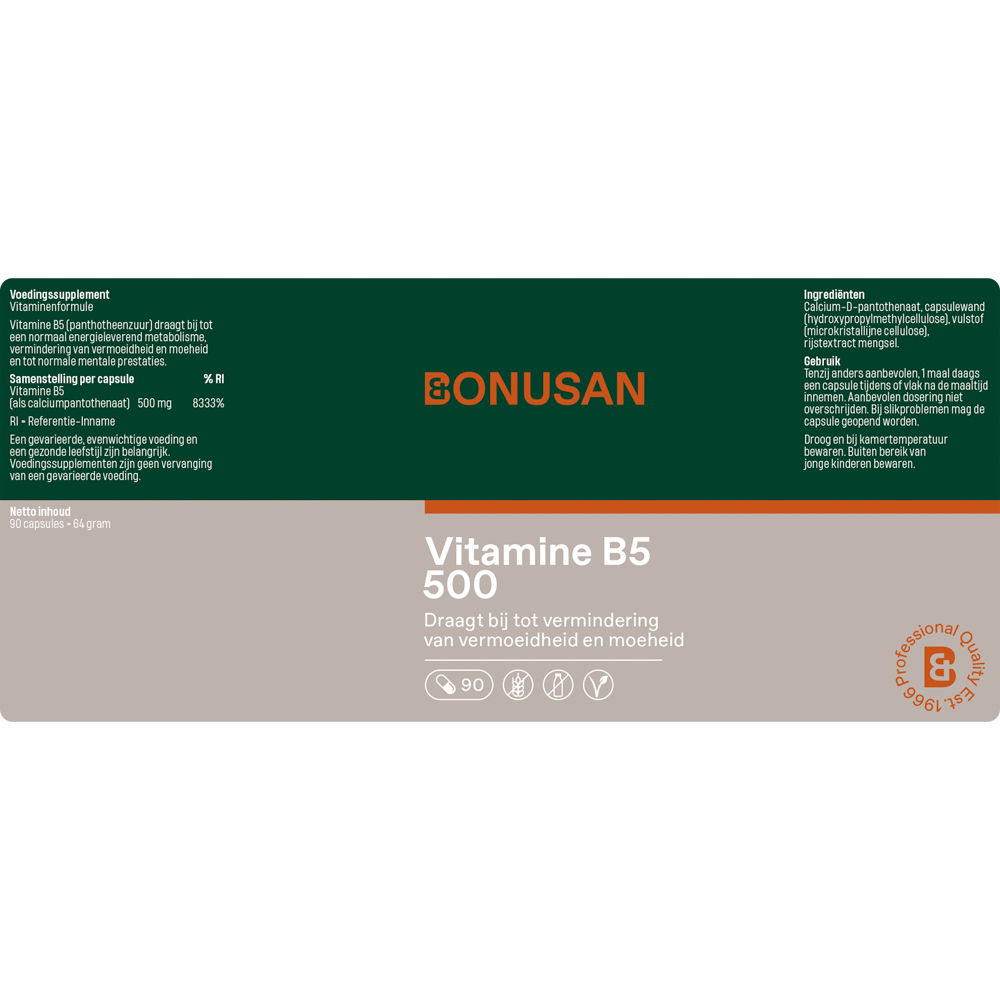 Vitamine B5 500