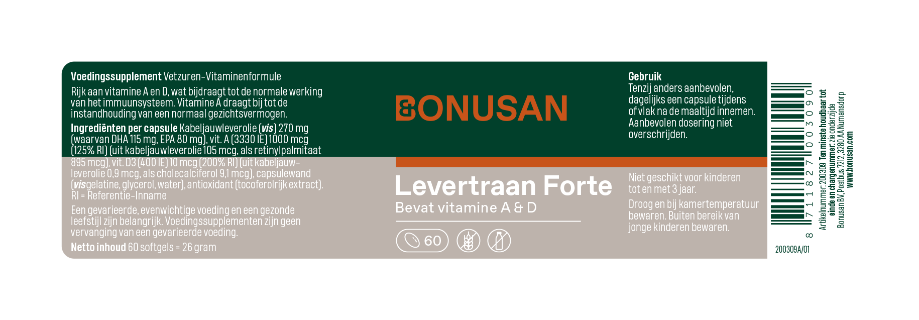 Levertraan Forte  Levertraan Forte