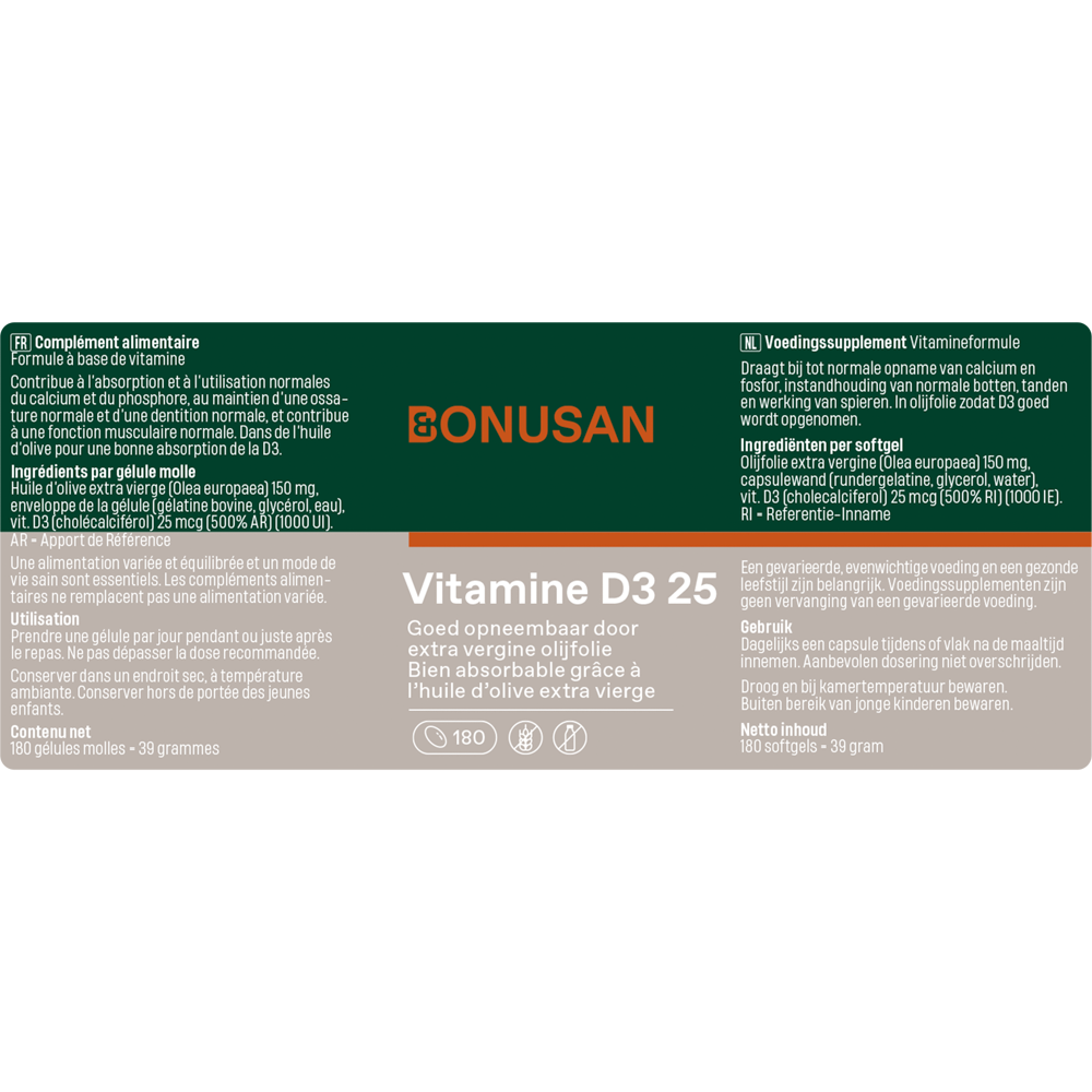 Vitamine D3 25