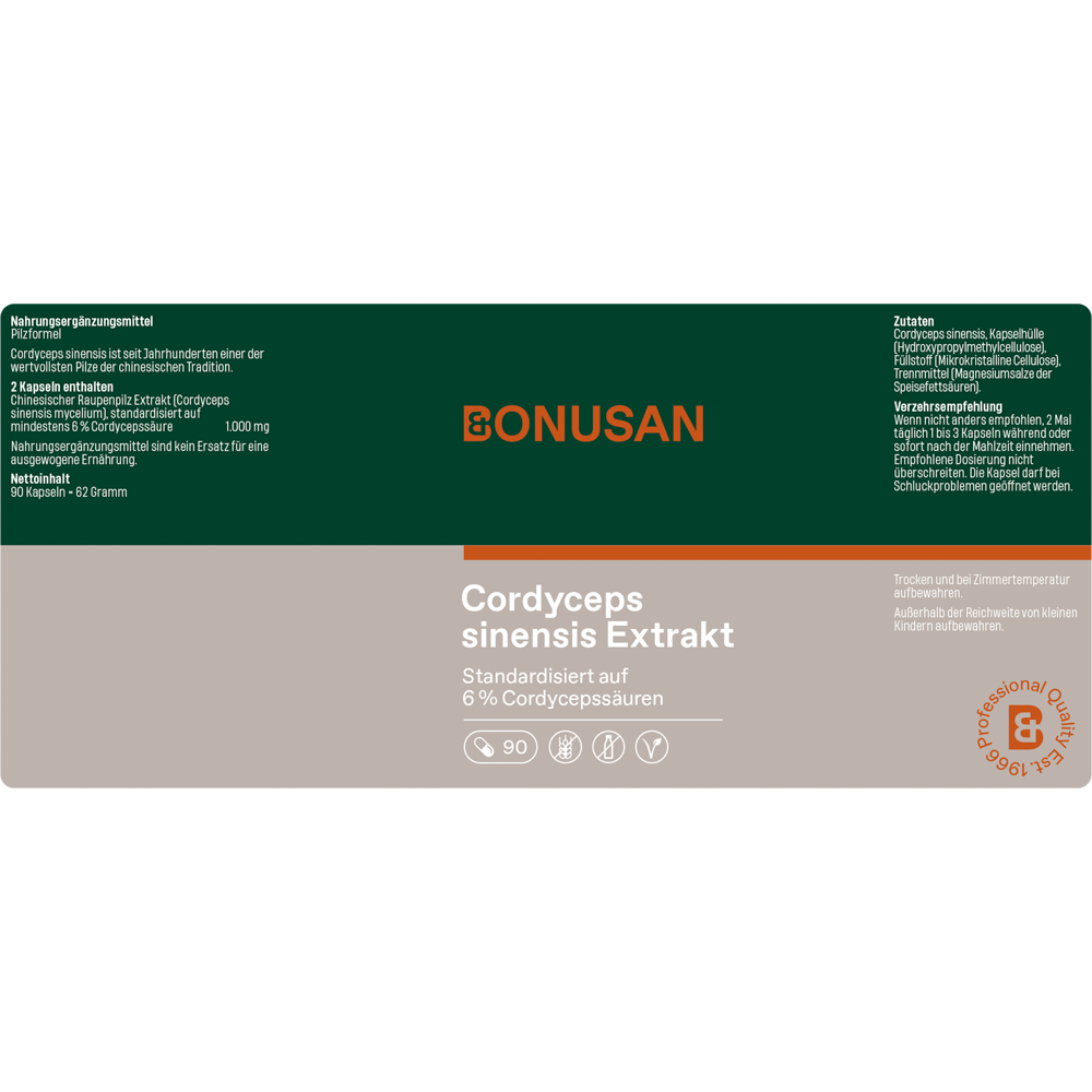 Cordyceps sinensis Extrakt
