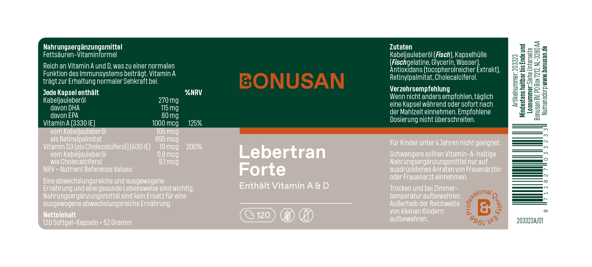 Lebertran Forte  Lebertran Forte