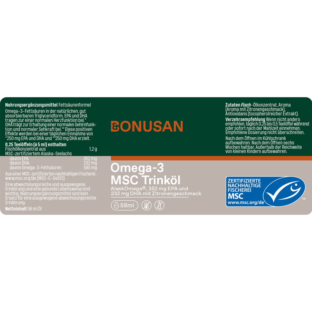 Omega-3 MSC Trinköl
