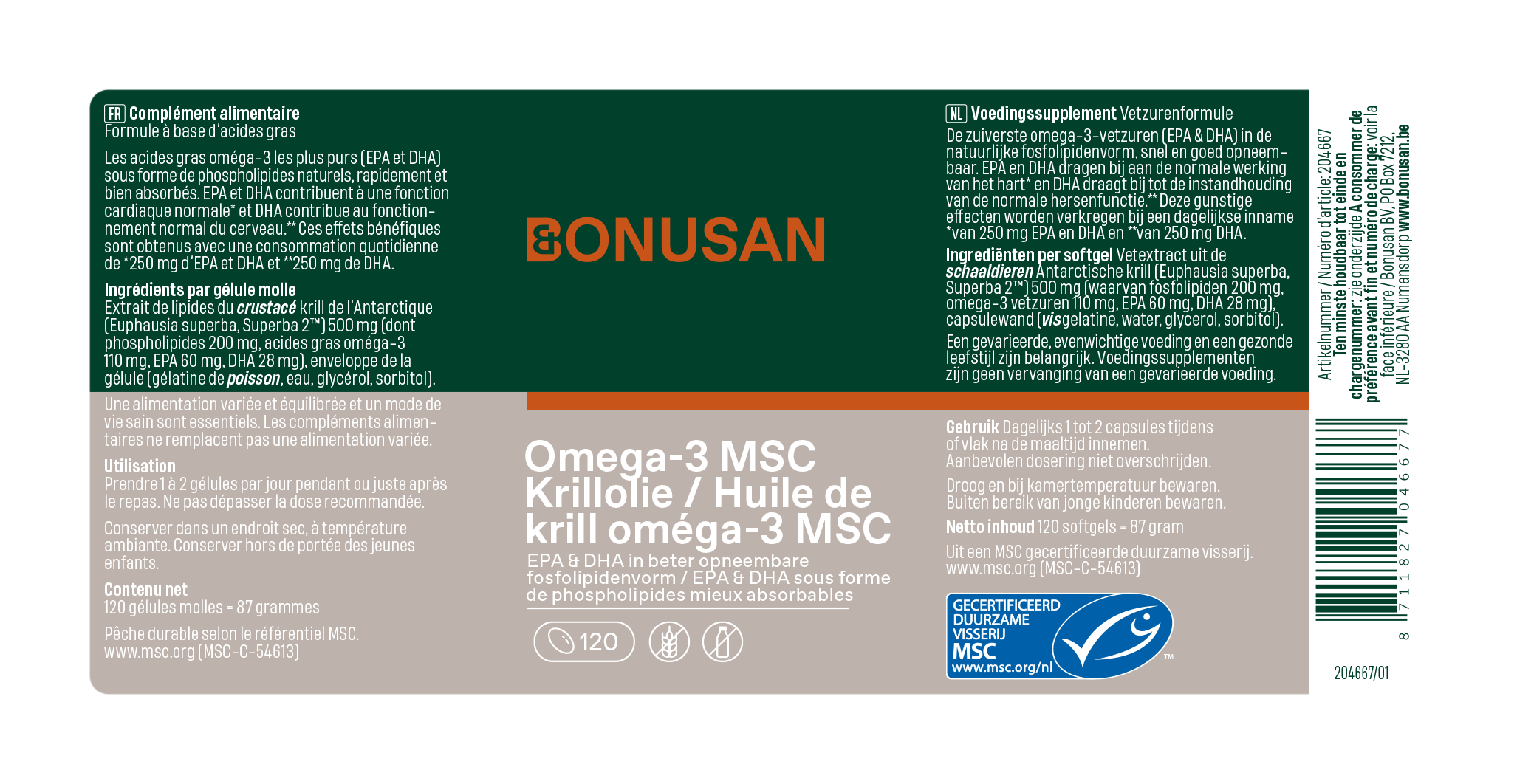 Omega-3 MSC Krillolie