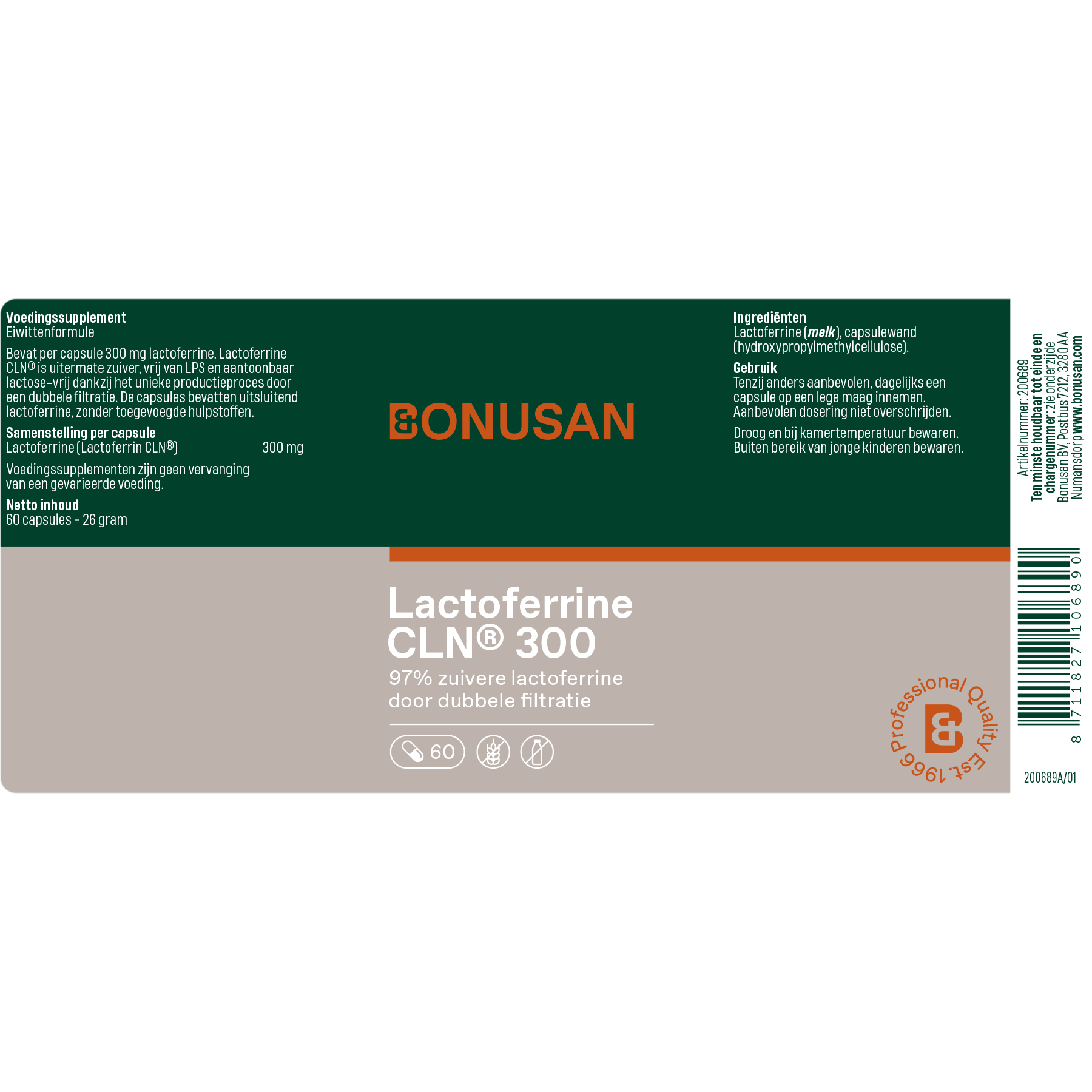Lactoferrine CLN® 300 Lactoferrine CLN® 300