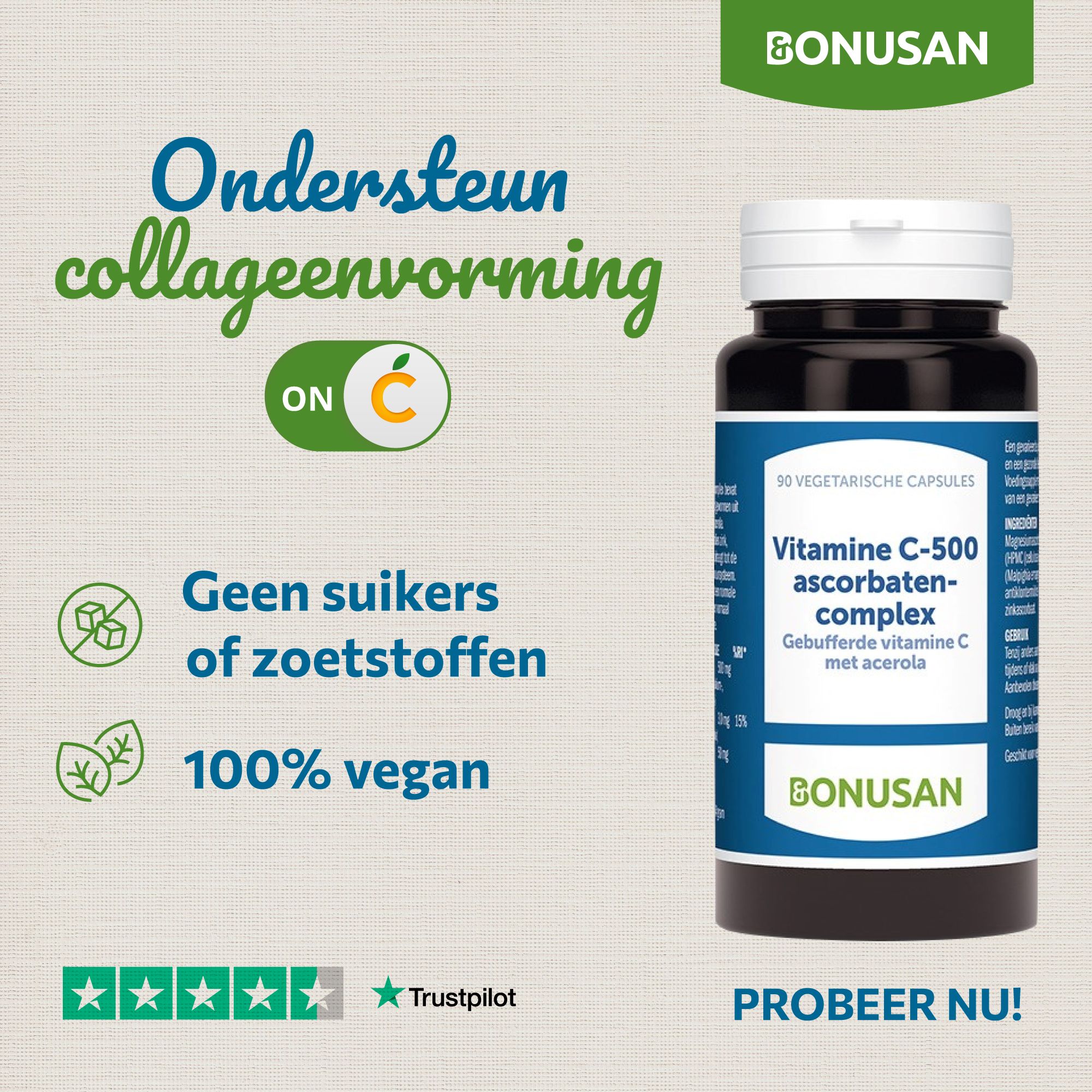 Vitamine C-500 ascorbatencomplex 