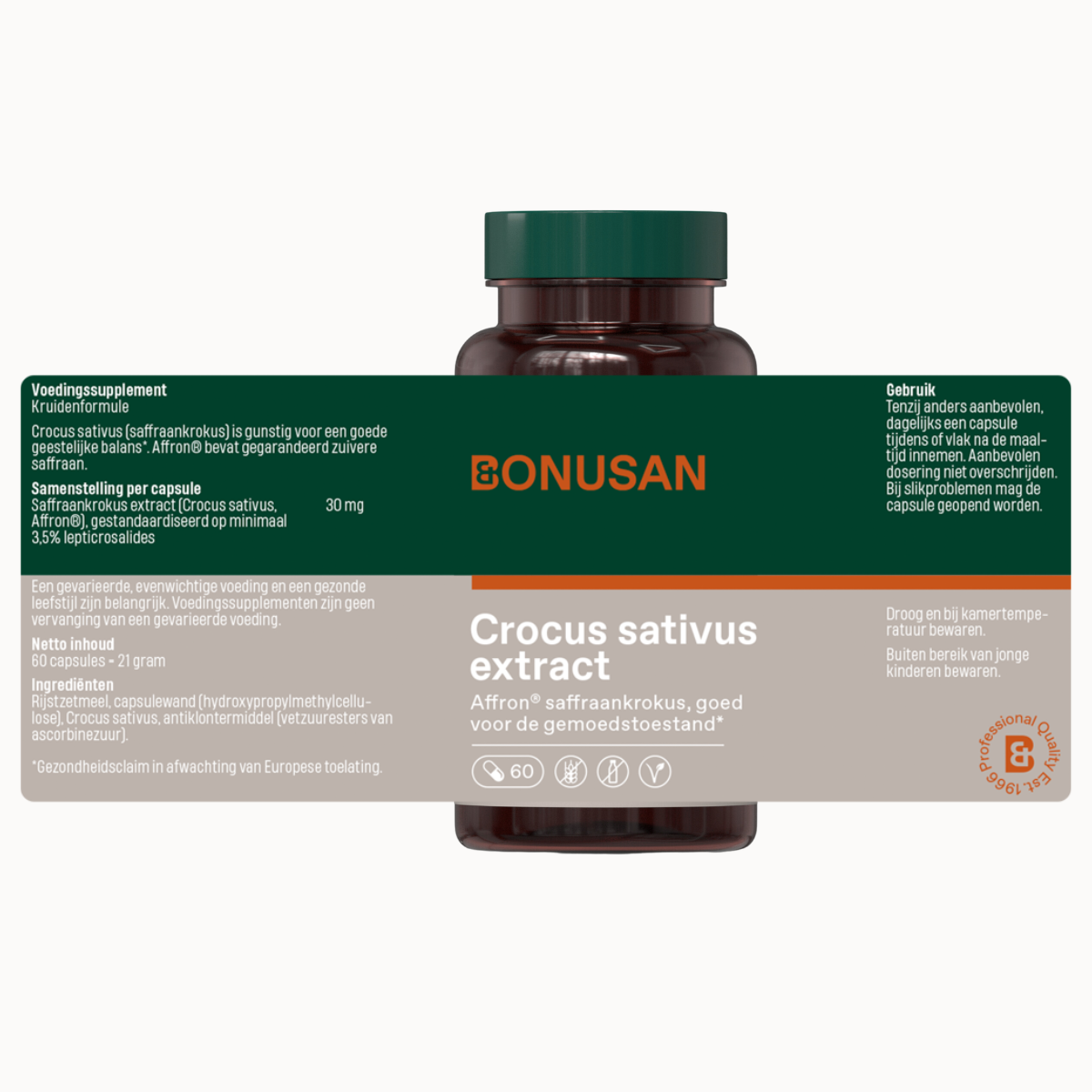 Crocus sativus extract