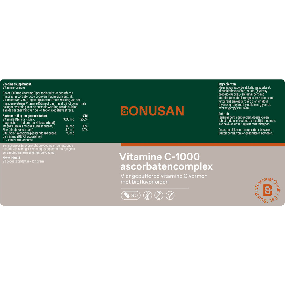 Vitamine C 1000 ascorbatencomplex