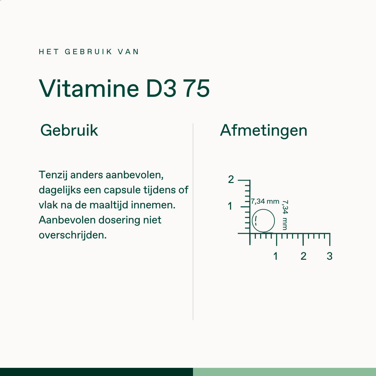Vitamine D3 75