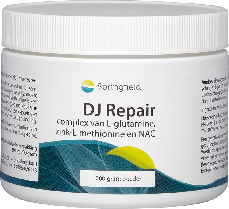 DJ Repair glutamine/NAC/Zink-L-Methionine - poeder 