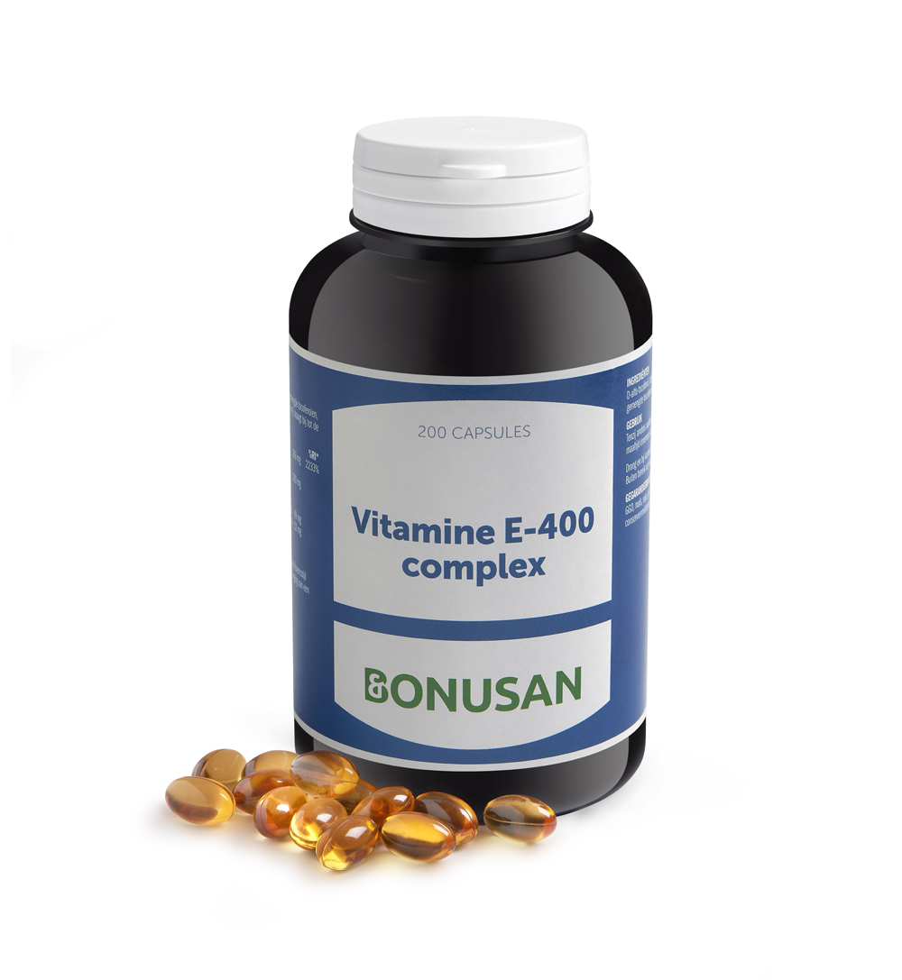 Maken bed Zeestraat Vitamine E-400 complex | NL | 60 stuks | 0895 | Bonusan