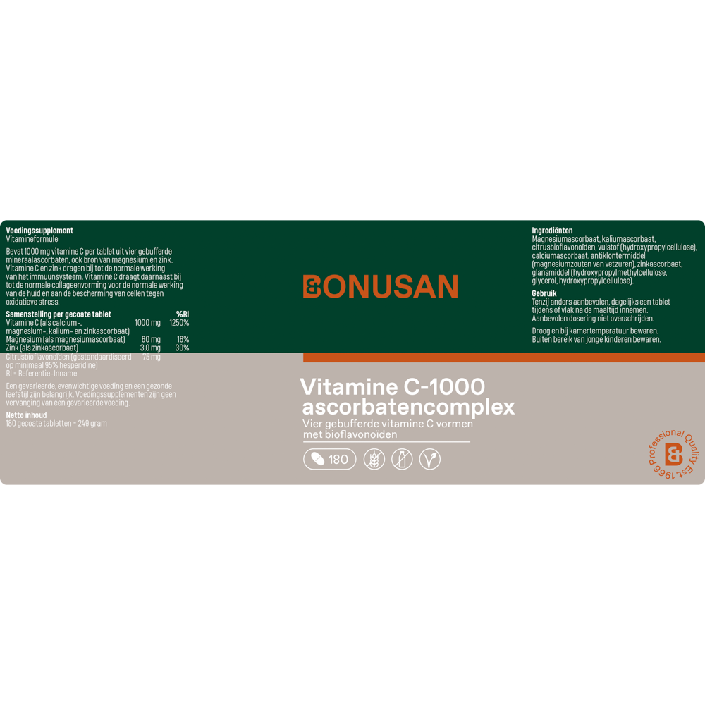 Vitamine C 1000 ascorbatencomplex