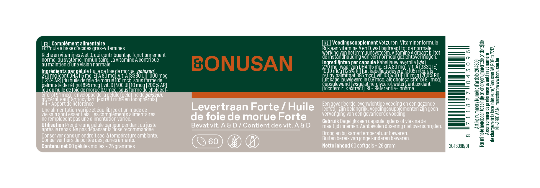 Levertraan Forte 
