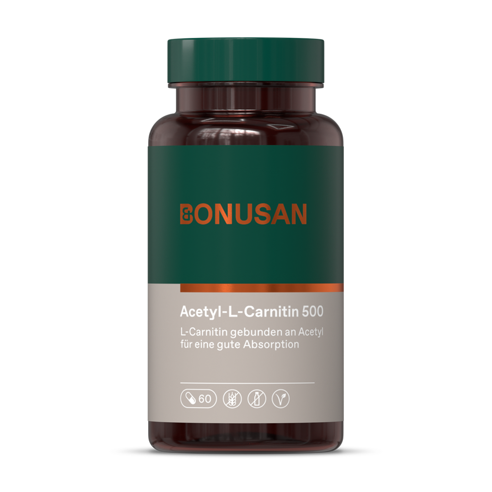 Acetyl-L-Carnitin 500 | 60 Stck | DE | 203920 | Bonusan Acetyl-L-Carnitin 500 | 60 Stck | DE | 203920 | Bonusan