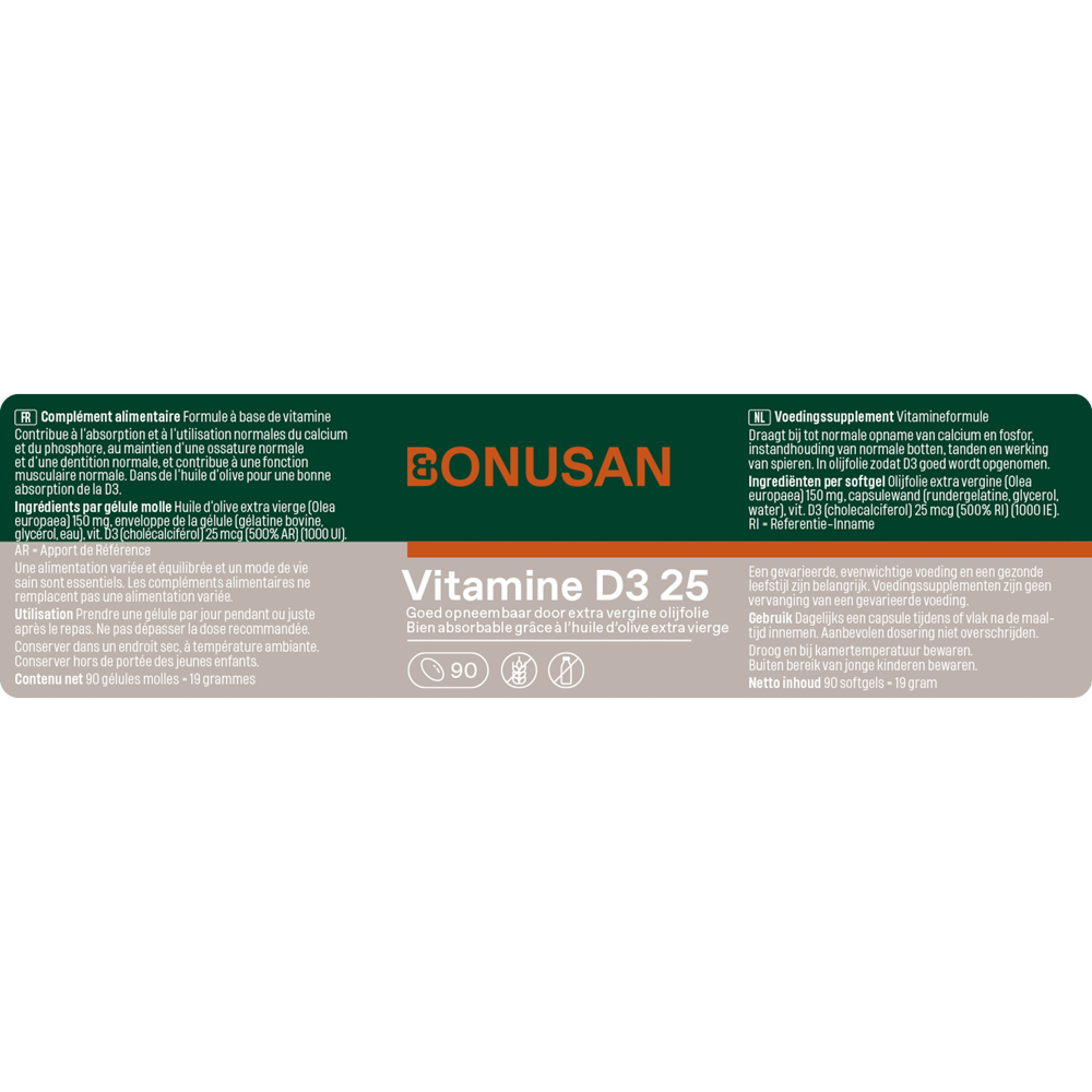 Vitamine D3 25