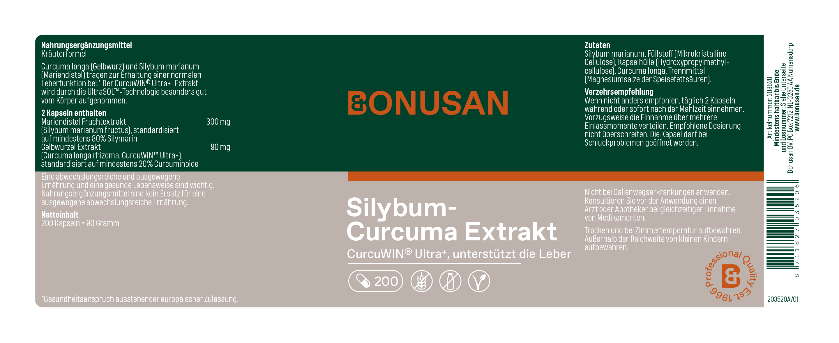 Silybum-Curcuma Extrakt