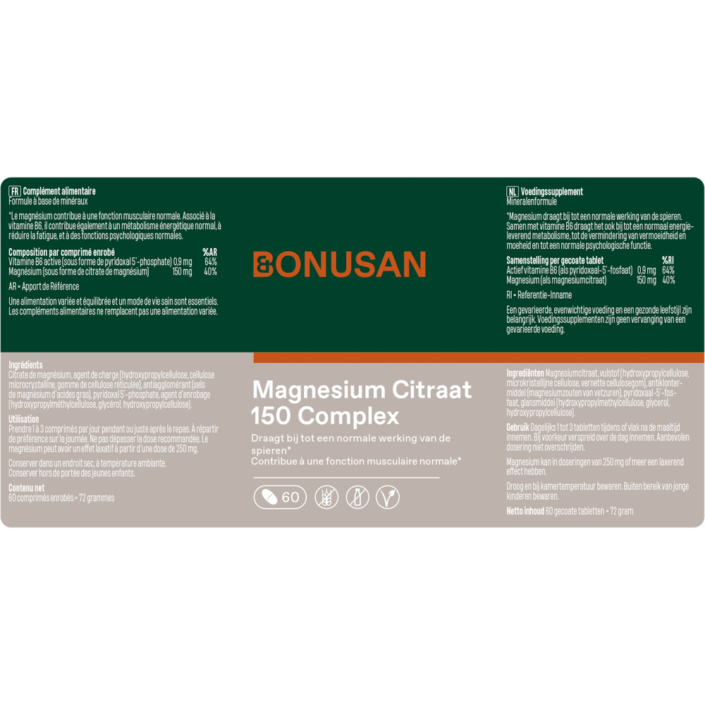 Magnesium Citraat 150 Complex