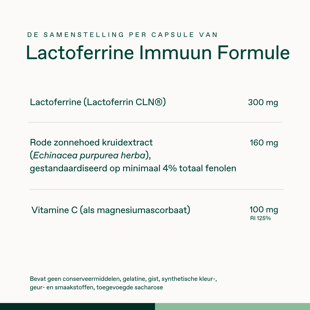 Lactoferrine Immuun Formule